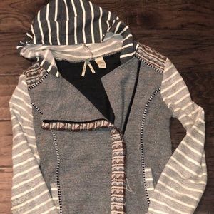 Gimmicks 3/4 length zip up hoodie